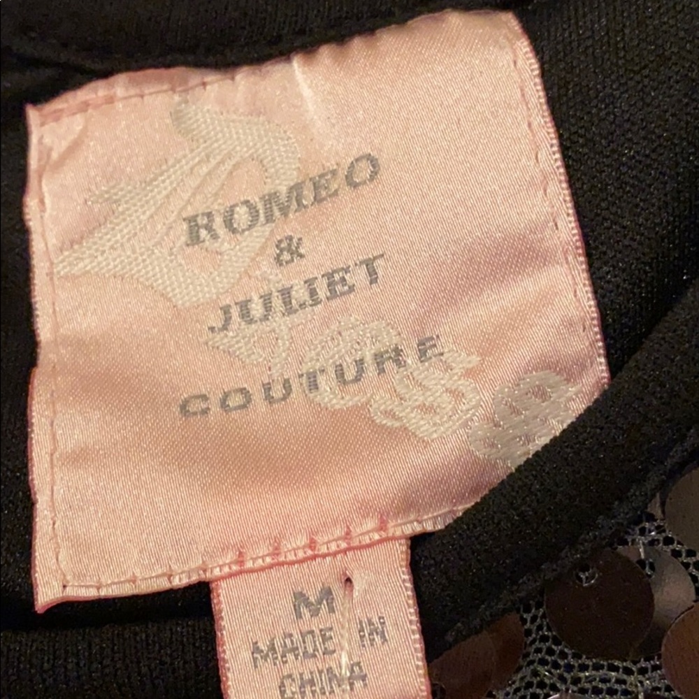 BNWT Romeo&Juliet Couture Junior tank dress Blk M - Picture 4 of 7